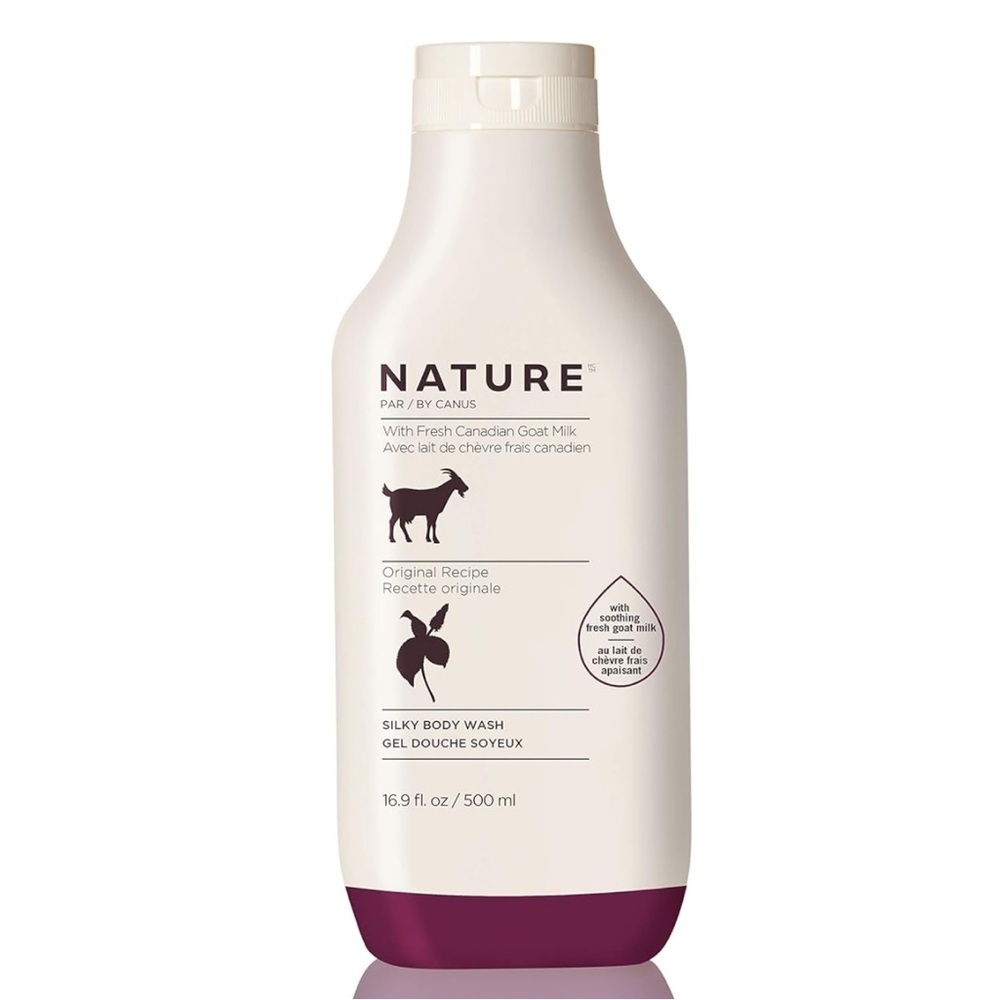 Nature by Canus Moisturizing Body Wash Sensitive Skin Goat Milk Natural Cleanser